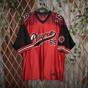 XXL- Vintage Y2K players brand embroider 90s football jersey